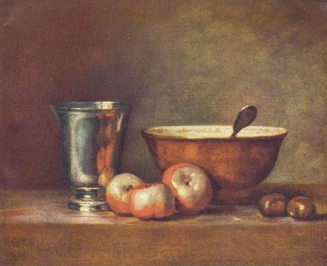 Jean Simeon Chardin The Silver Beaker Spain oil painting art